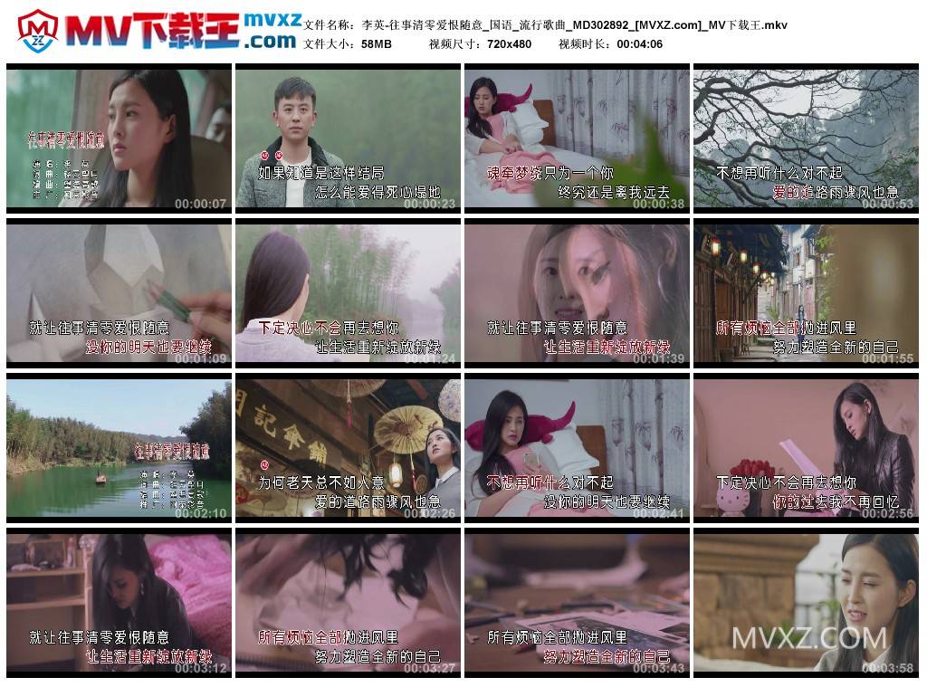 李英-往事清零爱恨随意_国语_流行歌曲_MD302892